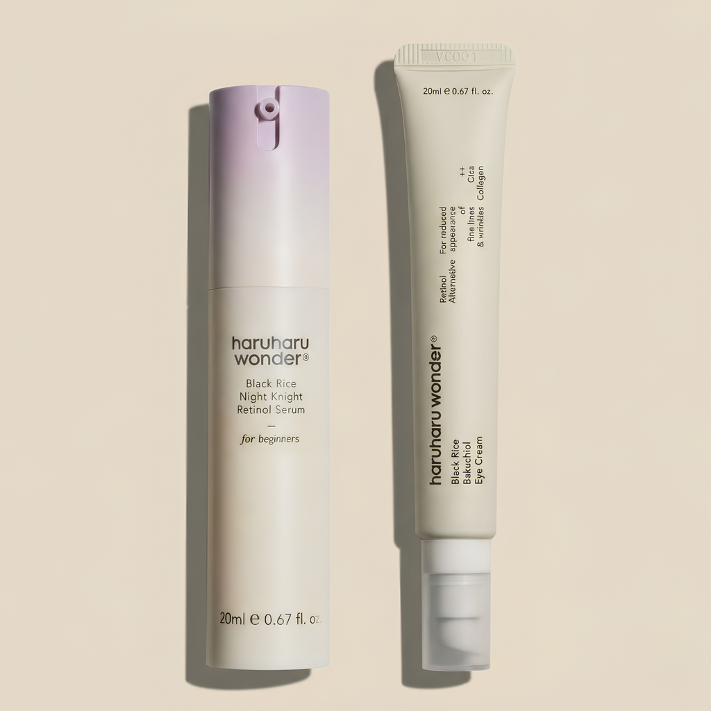 Haruharu Wonder Fine Lines Be Gone Duo (Retinol Serum + Bakuchiol Eye Cream) Skincartuk